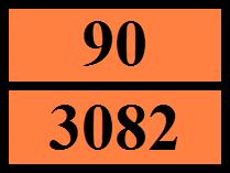 ) : 90 Classification code (ADR) Danger labels (ADR) : 9 - Miscellaneous dangerous substances and articles : M6 : 9 - Miscellaneous dangerous substances and articles Orange plates : Tunnel