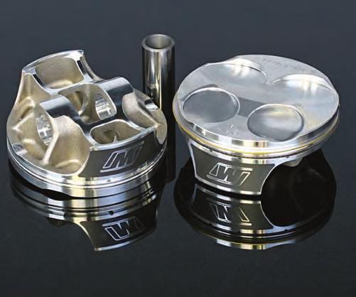 The R Series pistons offer maximum compression ratios and are built on dedicated boxed-strutted forgings for stiffness and minimal weight.