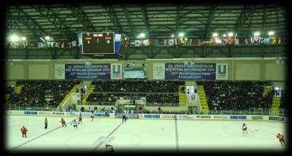 2 Ice Hockey Venues; one with 3000 Spectator Capacity and the other with 500 Spectator Capacity on