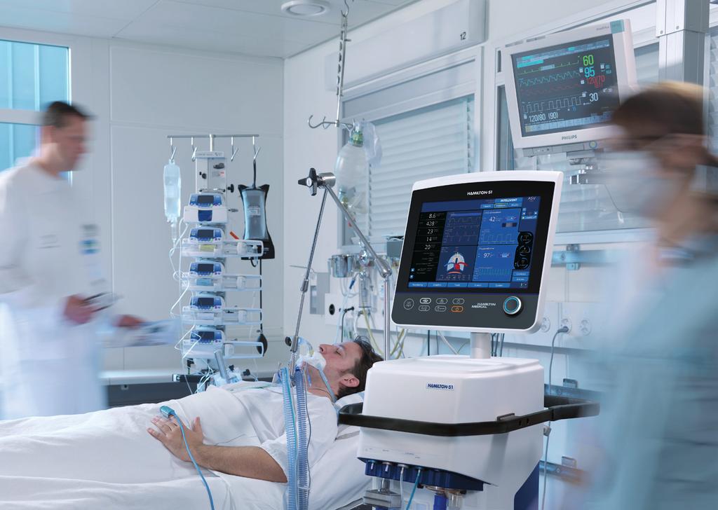 More safety for your patient As the world population is growing and people are getting older and sicker, the number of ventilated patients in ICU is increasing 1.