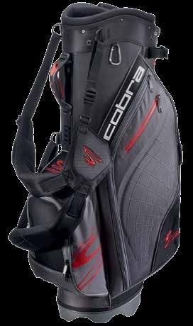 EXCELL STAND BAG FEATURES Moulded 6-way top Mesh collar with full-length, lined club dividers Pedal
