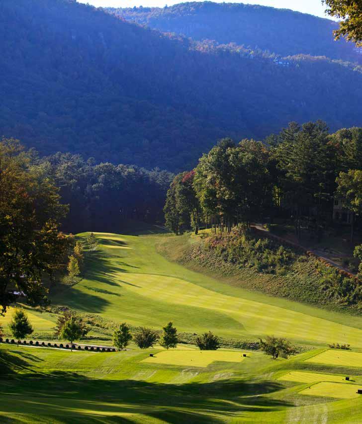 ENJOY MOUNTAIN GOLF AT ITS FINEST Lake Toxaway is a course I look forward to playing while on