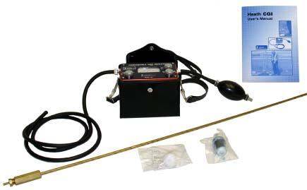 INTRODUCTION INTRODUCTION Chapter I INTRODUCTION: Heath CGI Kit The Heath CGI is a compact battery-operated portable combustible gas or vapor INDICATOR that can be used for taking an atmospheric