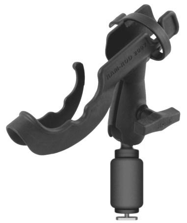 A secondary splined rotation point on the side of the tube offers even more positioning flexibility.  CBO-SB15-R340 RAM 2007 Composite Rod Holder with 1.
