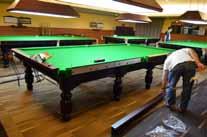 With the upgrades, the Billiard Room has truly gained a new lease of life! Putting the tables together. The revamped counter and new carpets.