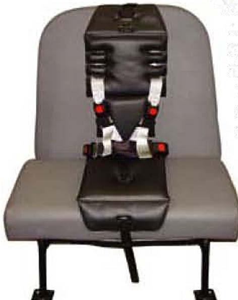 using the Pro-Tech II Place child in seat, connect the color coded straps together