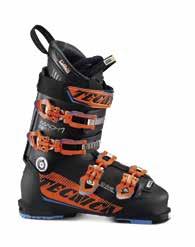 10 TECNICA SKIBOOTS 2016/17 RACE MACH1 R 110 LV Cod: 10173400100 C.A.S.: liner & shell Shell: Polyester (quick instep) Cuff: Polyolefine Footprint: ISO 5355 bi-material Liner: C.A.S. - ULTRAFIT PRO RACE Size: 3-10½ Buckles: 4 micro ALU Powerstrap: 35mm power strap Canting: double oversize canting screwed FLEX LAST 110 98 VOLUME MACH1 R 90 Cod: 30129100100 C.