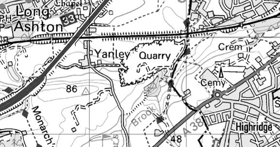 Figure 8.11: Brookgate to A38 PROW provision SBL route KEY Public Right of Way Contains Ordnance Survey data Crown copyright and database right [2013] A38 to Highridge Common 8.5.69.