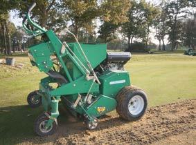 WATER / AIR MOVEMENT Many clubs spend substantial amounts of money improving drainage such as sand or gravel banding, Drill and Fill etc.
