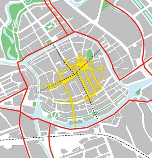 Decongestion Experiences in countless cities in Europe and elsewhere show that among the most successful measures to reduce congestion in a city is to make it impossible to cross the city-centre by