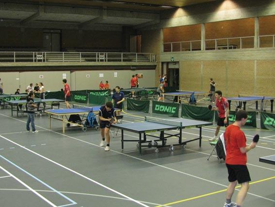 T able tenns TABLE TENNIS, CONTRARY TO POPULAR BELIEF, WAS FOUNDED BY THE ENGLISH, AND IS ONE OF THE MOST WIDELY PRACTISED SPORTS IN THE WORLD.