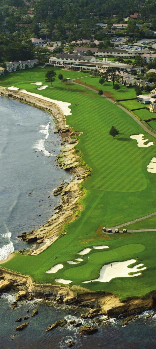 With its signature holes and breathtaking scenic beauty, Pebble Beach Golf Links is considered