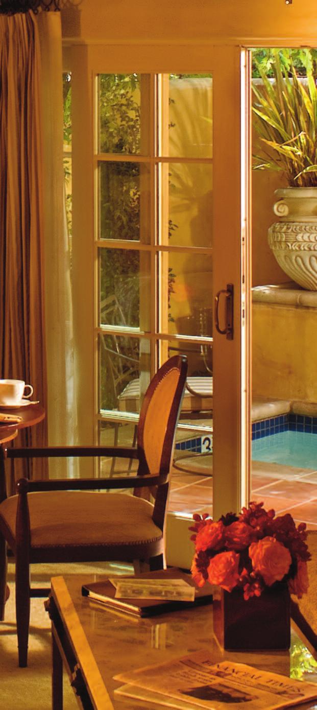 S TAY 11 For a memorable romantic getaway, choose Casa Palmero at Pebble Beach Resorts.