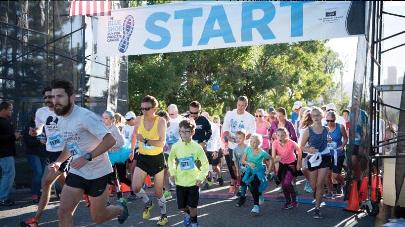 SPONSORSHIP OPPORTUNITIES Over the past seven years, The Blue Shoe Run for Prostate Cancer has attracted thousands of participants seeking to support their fathers, brothers, husbands or friends who