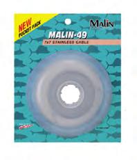 Malin - 9 is an excellent choice for making leaders, trolling planers, deep dropping, hook rigs, as well as, a variety of uses in marine applications.