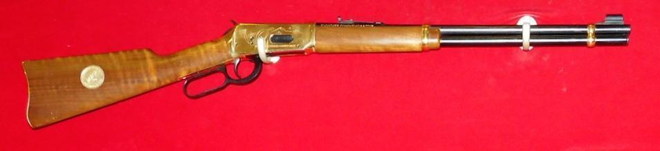 COMMEMORATIVE WINCHESTER KLONDIKE GOLD RUSH 30-30 CAL (JR-053) $ 950 BRAND: Winchester Commemorative MODEL: 94 Klondike Gold
