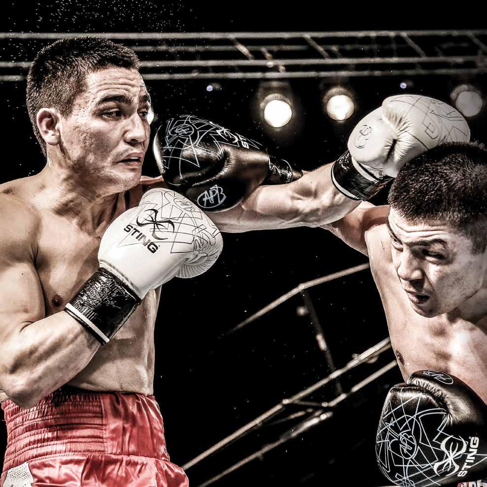 Title Match: LIGHTWEIGHT (60KG) Berik Abdrakhmanov from Kazakhstan was amongst the strongest APB Inaugural Champions and emerged victorious against Hurshid Tojibaev from Uzbekistan in front of a