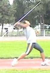 JAVELIN THROW Technique throws 169 Approach 5-stride rythm delivery Recovery DELIVERY PHASE Part 2: Power Position Objectives To transfer velocity from the trunk to the shoulder and arm.