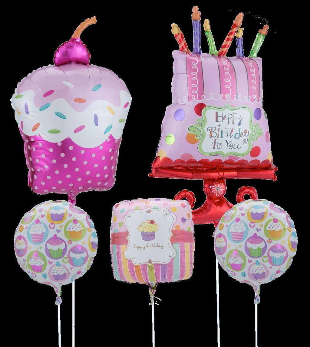 floating balloons When merchandising balloons in a group, floating them in tiers at a uniform