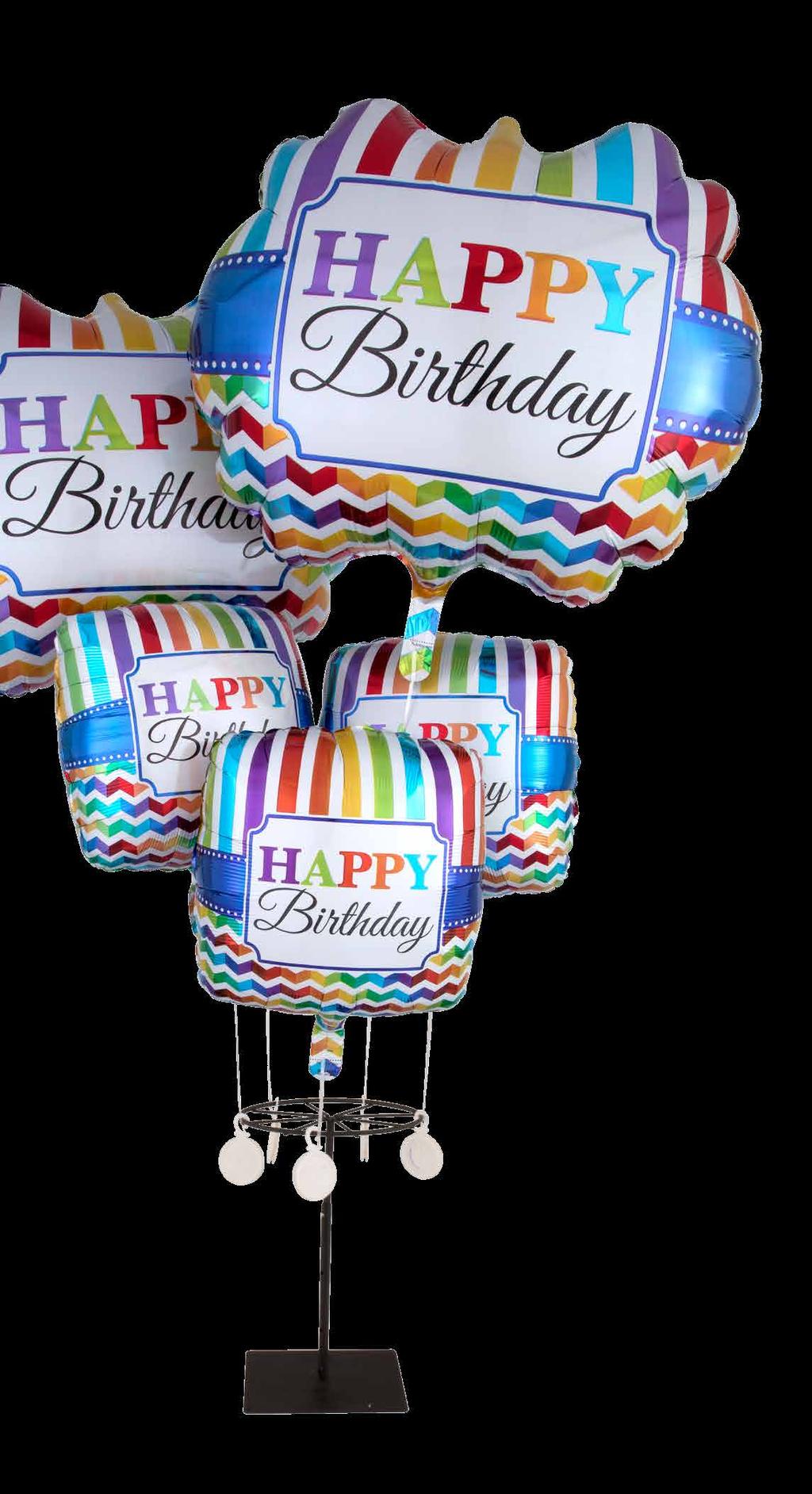 halo The Halo merchandiser is effective for displaying a number of balloons in a small