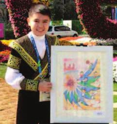 Kazakhstan wins gold in Asian kids art competition O ne of the most eyecatching attractions in the Asian Games Athletes Village was an exhibition of artwork by the finalists of a continent-wide
