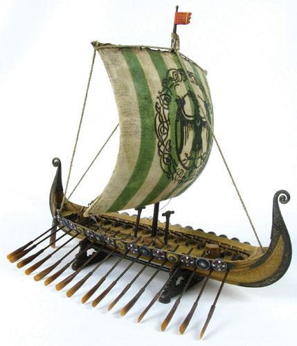 Viking Ship Wider hull provided strength beneath the waterline Less likely to tip or bring in water Waterproofed with moss drenched in tar.