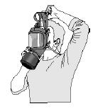 6. DONNING PROCEDURE The user must be familiar with and practise the donning and doffing procedures prior to respirator use.