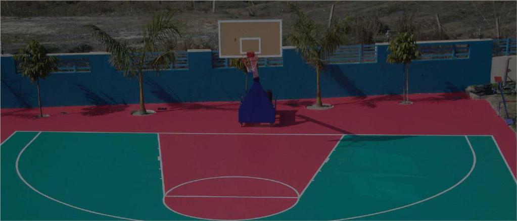 Sports Synthetic Court 2 Basketball Synthetic Court GAMA Basketball Synthetic Surfaces is a PVC Vinyl sports floor and has been used extensively in the world for Indoor/Outdoor Basketball Courts.