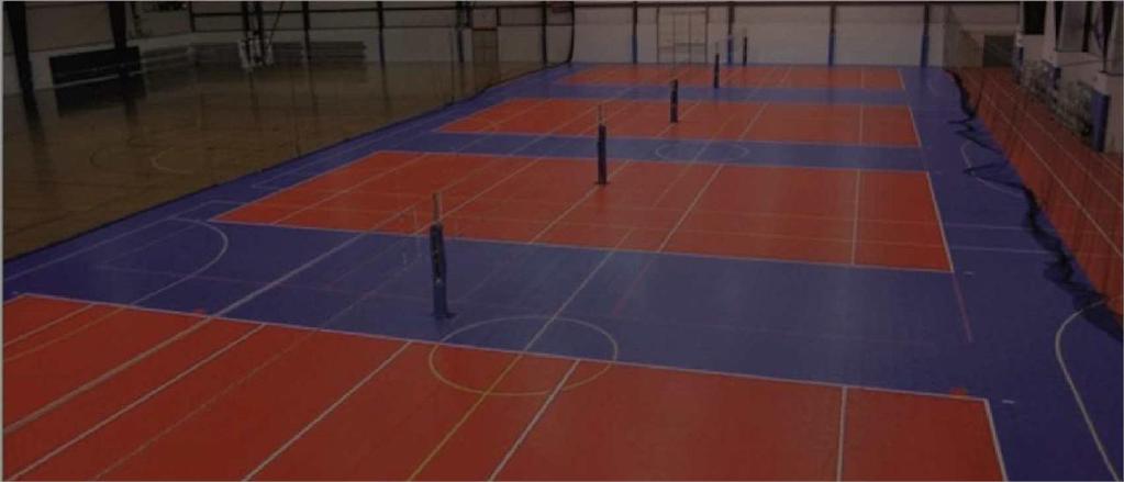 Sports Synthetic Court 4 Volleyball Synthetic Court GAMA Volleyball Synthetic Court is a PVC Vinyl sports floor and has been used extensively in the world for Indoor/Outdoor Volleyball Courts.