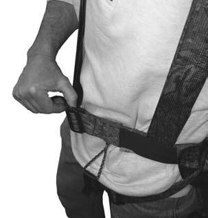 WARNING: This harness has been designed to be used only as a safety device for hunting from elevated tree stands and ladders. Any other use is PROHIBITED!