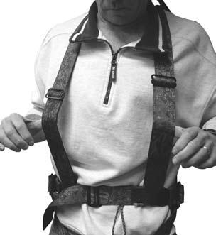 Section 1 - Harness Instructions: If you purchased the SOP Original, put everything back in the pouch except for the leg straps.