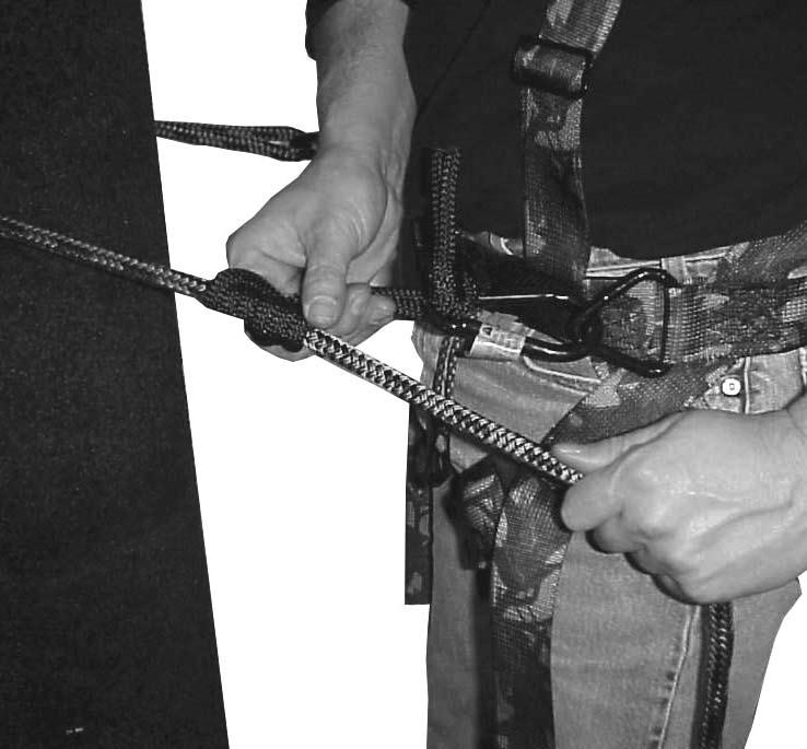 Section 2 - Harness Suspension It is necessary and very important that someone knows your hunting location and time of return.