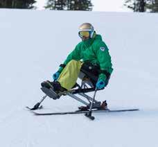 Beginner/novice zone skiing shows the basic skills of skiing in a slow moving situation, emphasizing strong leg steering with limited edge movements to maintain turn speed and radius.