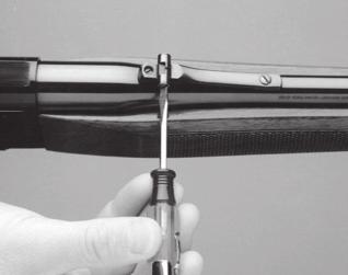 18 1 With a cartridge in the chamber, you need only to thumb the hammer rearward to its full-cock position to make the rifle ready for firing.