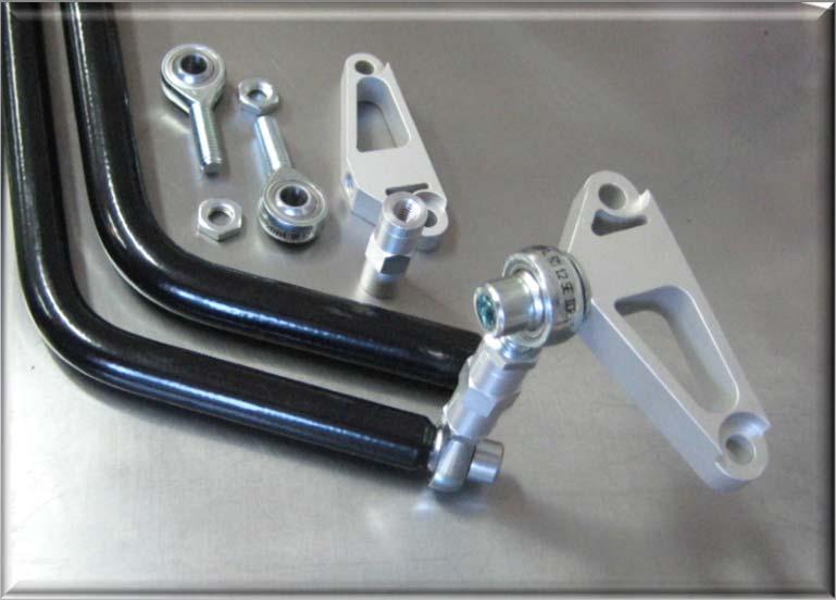 Sideways anti roll bar 22 and 25 mm kit This kit is not only well engineered it also uses the original mounting points and is significantly lighter than