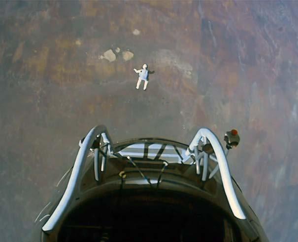 The entire jump took less than ten minutes, but it shattered two world records.