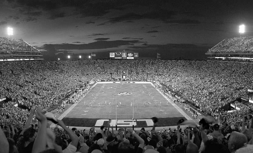 By the Numbers 92,910 largest crowd in Tiger Stadium history (def. Florida, 28-24, on Oct. 6, 2007) 1,500 old dorm rooms below the east and west stands.