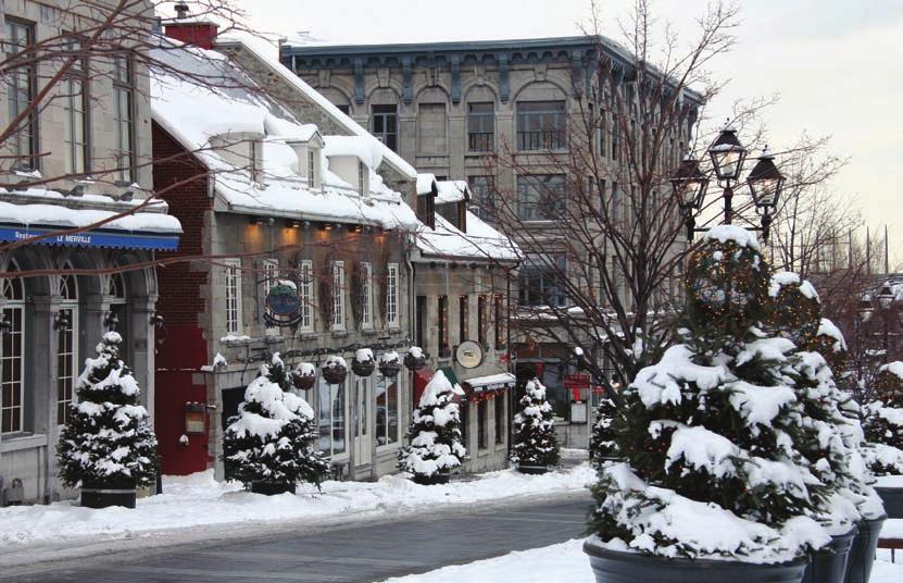 Montreal Combine your skiing vacation with a trip to Montreal, the second largest French speaking city in the world after Paris.