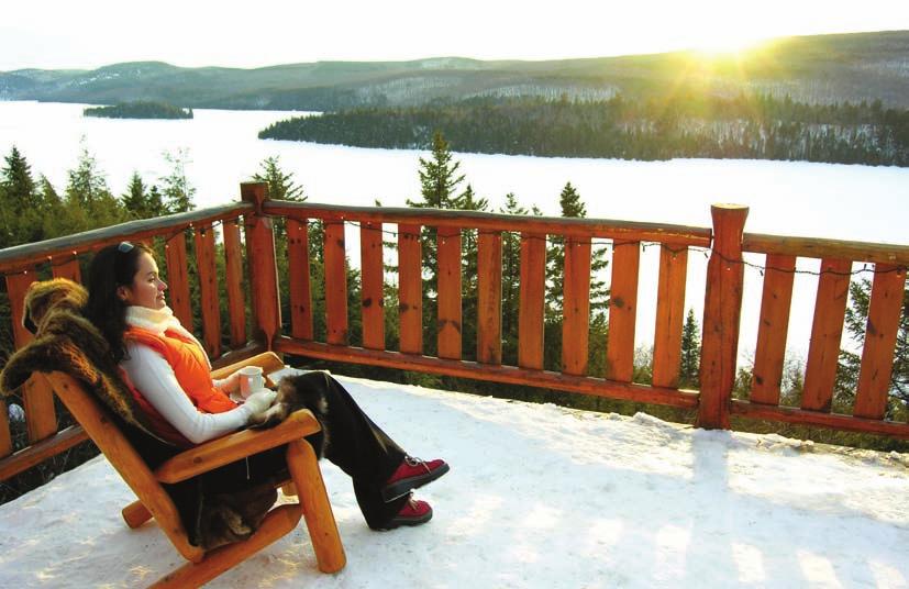Winter Lodge Adventure in Quebec Inclusions: Return transfers between Montreal downtown and Sacacomie Lodge 3 nights at Sacacomie Lodge Half board incl.