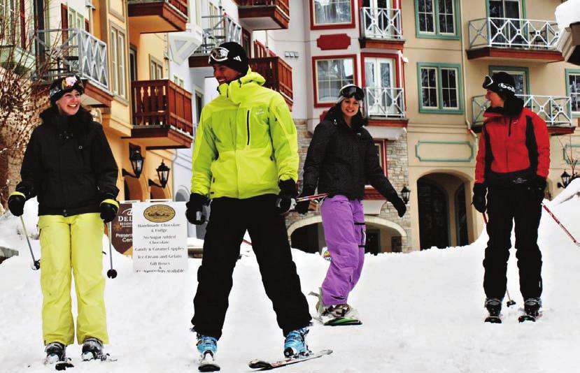 Sun Peaks The Resort Easy to ski champagne powder snow Skiing for every ability level, great for families Ski in/ski out Tyrolean style village Perfect for combining with other British Columbia ski