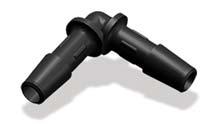 5 n/a 3/16" X0-3 n/a 1/4" X0-4 GF **1/16" barb size Black Nylon Crosses are listed in the Industrial Fittings Section Elbows ISO 9 001 Quality System Elbows Automotive Barb Size Part Number 1/16"