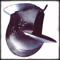open-faced helmet Burgonet Sixteenth-century open-faced helmet with a peak over the brow, a
