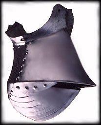 Frog-mouthed helm Fourteenth-century and later helm, usually attached to the breastplate and backplate, where the lower edge of the sight projects well beyond the upper edge A frog-mouthed helm G