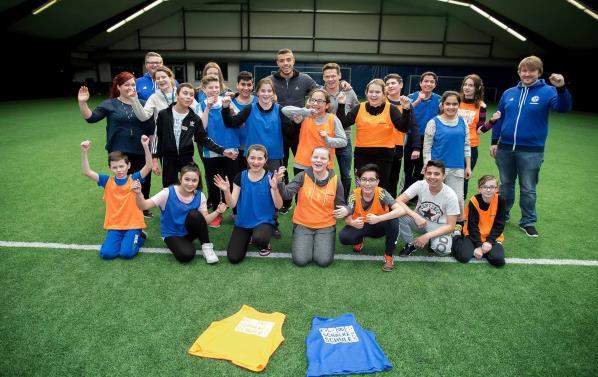 Our training camps: Schalke macht Schule The football stadium becomes the classroom; this is the idea of the programme Schalke School.