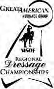 2018 Great American Insurance Group/USDF Regional Dressage Championships A single Regional Dressage Championship program organized by the United States Dressage Federation (USDF), and recognized by