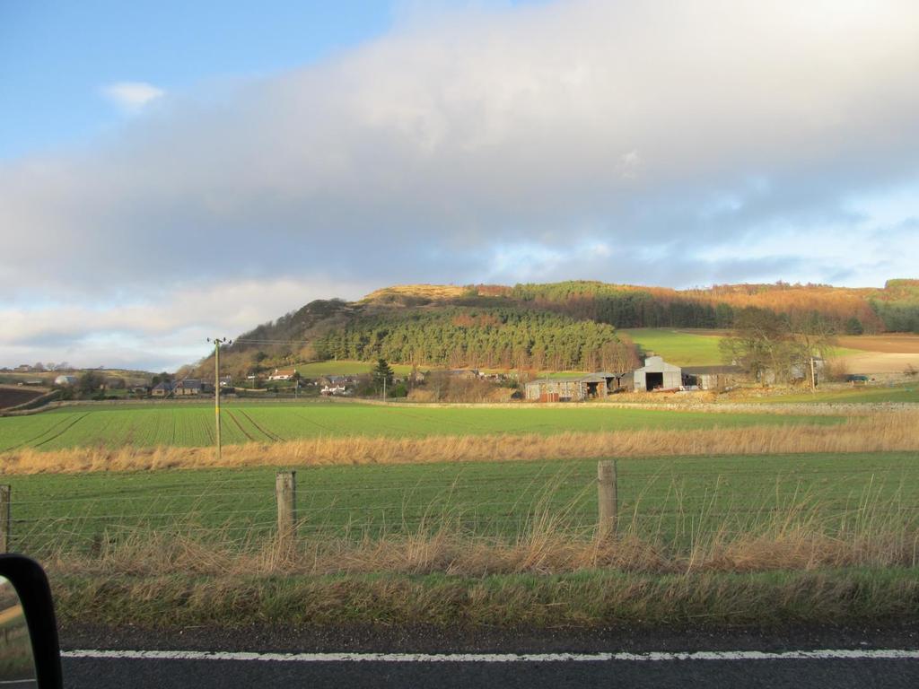 This is a photo of Glenduckie from the A913 on the Fife side of the River Tay.