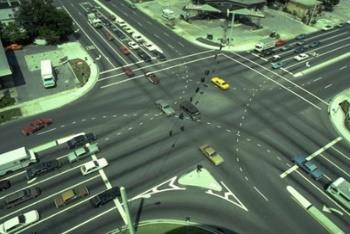 Intersection channelization A separate scenario was tested whereby roundabouts are provided