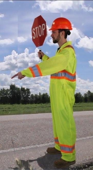 When doing the job a flagperson must also remember to: Stand alone. There should be no other person near except when the relief person or supervisor arrives.