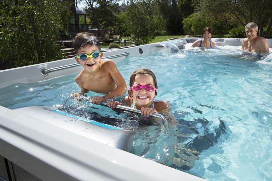 Whether it s relaxing in the hot tub portion of a split model on an outside deck, or swimming laps from the comforts and warmth of the indoors during winter, the swim spa provides year-round health,