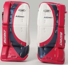 GP 152 INSTINCT GOAL PADS The Instinct youth goal pad features an innovative flat-front, square profile design for the younger goalie.